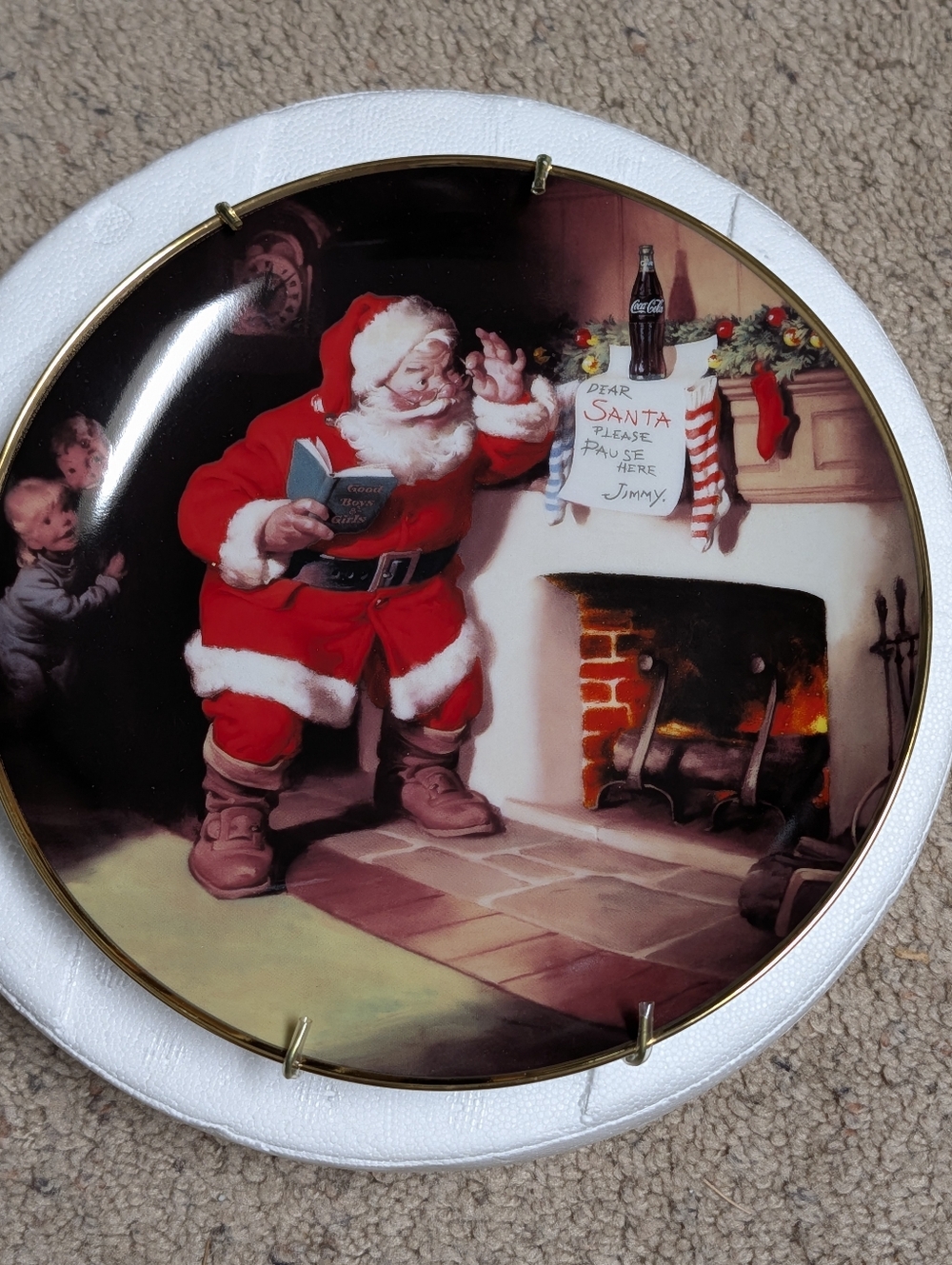 Limited Edition Coca-Cola Pause That Refreshes 1993 Decorative Collector's Plate
